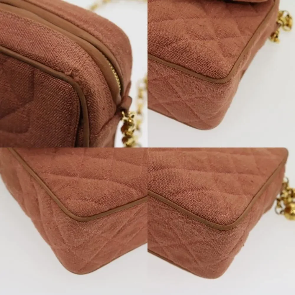 Chanel Diana Turn Lock Chain Shoulder Bag Pink